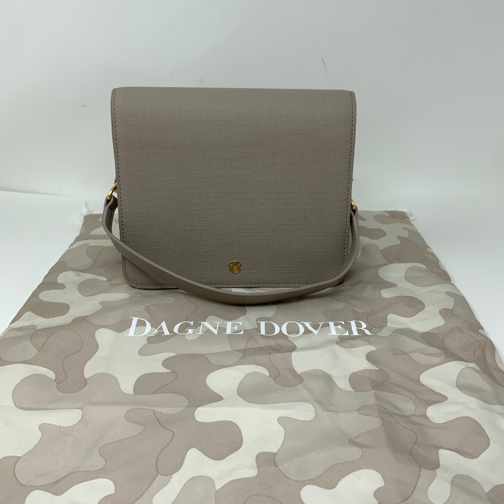 Dagne Dover Epic Leather Convertible Crossbody Shoulder Purse Bag Tote Gray
